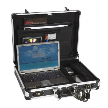 Phoenix Madrid Sc0062cg Hard Laptop Security Case With Combination Lock