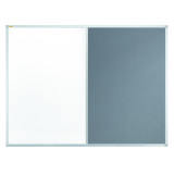 Valueline Combiboard Whiteboard/felt 90 X 60 Cm; Grey