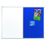 Valueline Combiboard Whiteboard/felt 60 X 45 Cm; Blue