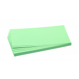 Training Cards, Rectangles, 9.5 X 20.5 Cm, Light Green, 500 Pieces