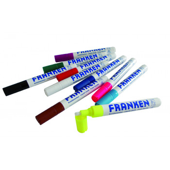 Chalkmarkers, Line Width 2 - 5 Mm, Various Colours, 10 Pieces