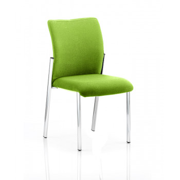 Academy Bespoke Colour Fabric Back With Bespoke Colour Seat Without Arms Myrrh Green