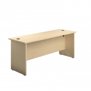 One Panel 1800 X 600 Rectangular Workstation - Maple